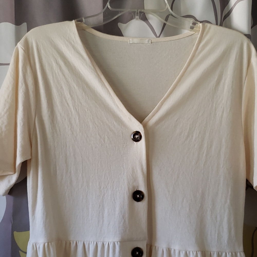 GU button up dress